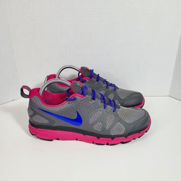 Nike Women's Flex Trail 537696-007 Gray Running Shoes Sneakers Size 8.5 - Picture 1 of 9